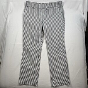 Ann Taylor Factory Women's Size‎ 8 Striped Ankle Pants